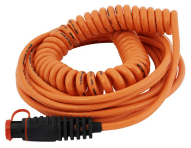 Calix Anschlusskabel MS Spiralkabel orange Calix Anschlusskabel MS Spiralkabel orange